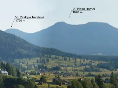 Poteca - traversare sat Dornisoara - sat P Negri